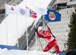 23.03.2014, Oslo, Norway (NOR): Tora Berger (NOR) - IBU world cup biathlon Holmenkollen, mass women, Oslo (NOR). www.nordicfocus.com. © Manzoni/NordicFocus. Every downloaded picture is fee-liable.