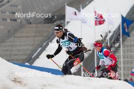22.03.2014, Oslo, Norway (NOR): Serafin Wiestner (SUI) - IBU world cup biathlon Holmenkollen, pursuit men, Oslo (NOR). www.nordicfocus.com. © Manzoni/NordicFocus. Every downloaded picture is fee-liable.