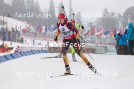 22.03.2014, Oslo, Norway (NOR): Vanessa Hinz (GER) - IBU world cup biathlon Holmenkollen, pursuit women, Oslo (NOR). www.nordicfocus.com. © Manzoni/NordicFocus. Every downloaded picture is fee-liable.