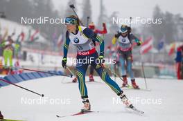 22.03.2014, Oslo, Norway (NOR): Anna-Karin Stroemstedt (SWE) - IBU world cup biathlon Holmenkollen, pursuit women, Oslo (NOR). www.nordicfocus.com. © Manzoni/NordicFocus. Every downloaded picture is fee-liable.