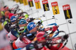 20.03.2014, Oslo, Norway (NOR): Carl-Johan Bergman (SWE) - IBU world cup biathlon Holmenkollen, sprint men, Oslo (NOR). www.nordicfocus.com. © Manzoni/NordicFocus. Every downloaded picture is fee-liable.