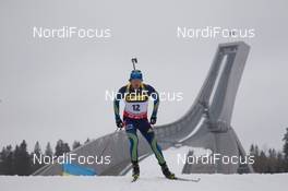 20.03.2014, Oslo, Norway (NOR): Fredrik Lindstroem (SWE) - IBU world cup biathlon Holmenkollen, sprint men, Oslo (NOR). www.nordicfocus.com. © Manzoni/NordicFocus. Every downloaded picture is fee-liable.