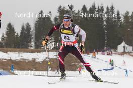 20.03.2014, Oslo, Norway (NOR): David Komatz (AUT) - IBU world cup biathlon Holmenkollen, sprint men, Oslo (NOR). www.nordicfocus.com. © Manzoni/NordicFocus. Every downloaded picture is fee-liable.