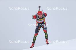 20.03.2014, Oslo, Norway (NOR): Ondrej Moravec (CZE) - IBU world cup biathlon Holmenkollen, sprint men, Oslo (NOR). www.nordicfocus.com. © Manzoni/NordicFocus. Every downloaded picture is fee-liable.