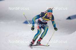 20.03.2014, Oslo, Norway (NOR): Christoffer Eriksson (SWE) - IBU world cup biathlon Holmenkollen, sprint men, Oslo (NOR). www.nordicfocus.com. © Manzoni/NordicFocus. Every downloaded picture is fee-liable.