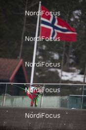 20.03.2014, Oslo, Norway (NOR): Event Feature: Undefined athlete competes - IBU world cup biathlon Holmenkollen, sprint men, Oslo (NOR). www.nordicfocus.com. © Manzoni/NordicFocus. Every downloaded picture is fee-liable.