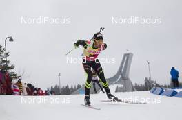 20.03.2014, Oslo, Norway (NOR): Martin Fourcade (FRA) - IBU world cup biathlon Holmenkollen, sprint men, Oslo (NOR). www.nordicfocus.com. © Manzoni/NordicFocus. Every downloaded picture is fee-liable.
