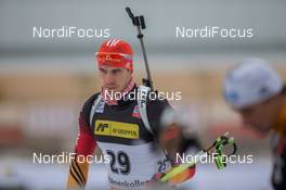 20.03.2014, Oslo, Norway (NOR): Arnd Peiffer (GER) - IBU world cup biathlon Holmenkollen, sprint men, Oslo (NOR). www.nordicfocus.com. © Manzoni/NordicFocus. Every downloaded picture is fee-liable.
