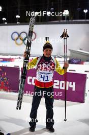 13.02.2014, Sochi, Russia (RUS): Erik Lesser (GER) - XXII. Olympic Winter Games Sochi 2014, biathlon, individual men, Sochi (RUS). www.nordicfocus.com. © NordicFocus. Every downloaded picture is fee-liable.