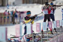 13.02.2014, Sochi, Russia (RUS): Fredrik Lindstroem (SWE) - XXII. Olympic Winter Games Sochi 2014, biathlon, individual men, Sochi (RUS). www.nordicfocus.com. © NordicFocus. Every downloaded picture is fee-liable.