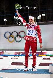 14.02.2014, Sochi, Russia (RUS): Selina Gasparin (SUI) - XXII. Olympic Winter Games Sochi 2014, biathlon, individual women, Sochi (RUS). www.nordicfocus.com. © NordicFocus. Every downloaded picture is fee-liable.