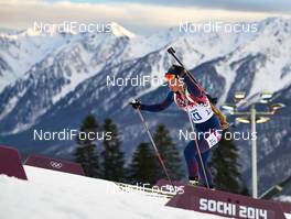 14.02.2014, Sochi, Russia (RUS): Tiril Eckhoff (NOR) - XXII. Olympic Winter Games Sochi 2014, biathlon, individual women, Sochi (RUS). www.nordicfocus.com. © NordicFocus. Every downloaded picture is fee-liable.