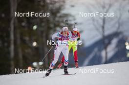 14.02.2014, Sochi, Russia (RUS): Anais Bescond (FRA) - XXII. Olympic Winter Games Sochi 2014, biathlon, individual women, Sochi (RUS). www.nordicfocus.com. © NordicFocus. Every downloaded picture is fee-liable.