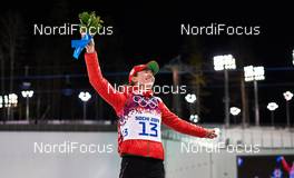 14.02.2014, Sochi, Russia (RUS): Darya Domracheva (BLR) - XXII. Olympic Winter Games Sochi 2014, biathlon, individual women, Sochi (RUS). www.nordicfocus.com. © NordicFocus. Every downloaded picture is fee-liable.