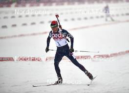 18.02.2014, Sochi, Russia (RUS): Ole Einar Bjoerndalen (NOR) - XXII. Olympic Winter Games Sochi 2014, biathlon, mass men, Sochi (RUS). www.nordicfocus.com. © NordicFocus. Every downloaded picture is fee-liable.