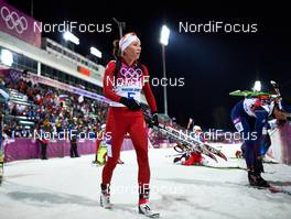 17.02.2014, Sochi, Russia (RUS): Selina Gasparin (SUI) - XXII. Olympic Winter Games Sochi 2014, biathlon, mass women, Sochi (RUS). www.nordicfocus.com. © NordicFocus. Every downloaded picture is fee-liable.