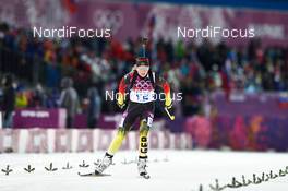 17.02.2014, Sochi, Russia (RUS): Franziska Hildebrand (GER) - XXII. Olympic Winter Games Sochi 2014, biathlon, mass women, Sochi (RUS). www.nordicfocus.com. © NordicFocus. Every downloaded picture is fee-liable.