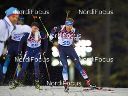 10.02.2014, Sochi, Russia (RUS): Lowell Bailey (USA) - XXII. Olympic Winter Games Sochi 2014, biathlon, pursuit men, Sochi (RUS). www.nordicfocus.com. © NordicFocus. Every downloaded picture is fee-liable.