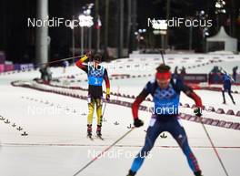 22.02.2014, Sochi, Russia (RUS): Simon Schempp (GER) - XXII. Olympic Winter Games Sochi 2014, biathlon, relay men, Sochi (RUS). www.nordicfocus.com. © NordicFocus. Every downloaded picture is fee-liable.