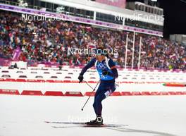 22.02.2014, Sochi, Russia (RUS): Emil Hegle Svendsen (NOR) - XXII. Olympic Winter Games Sochi 2014, biathlon, relay men, Sochi (RUS). www.nordicfocus.com. © NordicFocus. Every downloaded picture is fee-liable.