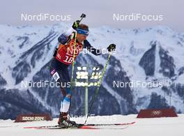 22.02.2014, Sochi, Russia (RUS): Lowell Bailey (USA) - XXII. Olympic Winter Games Sochi 2014, biathlon, relay men, Sochi (RUS). www.nordicfocus.com. © NordicFocus. Every downloaded picture is fee-liable.