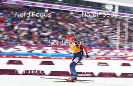 21.02.2014, Sochi, Russia (RUS): Ekaterina Shumilova (RUS) - XXII. Olympic Winter Games Sochi 2014, biathlon, relay women, Sochi (RUS). www.nordicfocus.com. © NordicFocus. Every downloaded picture is fee-liable.