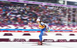 21.02.2014, Sochi, Russia (RUS): Daria Yurlova (EST) - XXII. Olympic Winter Games Sochi 2014, biathlon, relay women, Sochi (RUS). www.nordicfocus.com. © NordicFocus. Every downloaded picture is fee-liable.