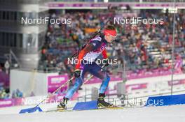 08.02.2014, Sochi, Russia (RUS): Evgeny Ustyugov (RUS) - XXII. Olympic Winter Games Sochi 2014, biathlon, sprint men, Sochi (RUS). www.nordicfocus.com. © NordicFocus. Every downloaded picture is fee-liable.