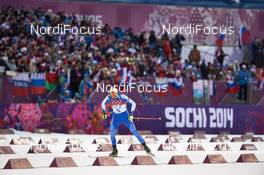 08.02.2014, Sochi, Russia (RUS): Kauri Koiv (EST) - XXII. Olympic Winter Games Sochi 2014, biathlon, sprint men, Sochi (RUS). www.nordicfocus.com. © NordicFocus. Every downloaded picture is fee-liable.