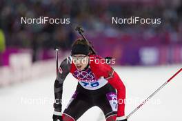 09.02.2014, Sochi, Russia (RUS): Megan Heinicke (CAN) - XXII. Olympic Winter Games Sochi 2014, biathlon, sprint women, Sochi (RUS). www.nordicfocus.com. © NordicFocus. Every downloaded picture is fee-liable.
