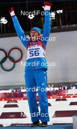 09.02.2014, Sochi, Russia (RUS): Olga Vilukhina (RUS) - XXII. Olympic Winter Games Sochi 2014, biathlon, sprint women, Sochi (RUS). www.nordicfocus.com. © NordicFocus. Every downloaded picture is fee-liable.