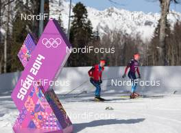 07.02.2014, Sochi, Russia (RUS): Feature: Sochi Feature - XXII. Olympic Winter Games Sochi 2014, biathlon, training, Sochi (RUS). www.nordicfocus.com. © NordicFocus. Every downloaded picture is fee-liable.