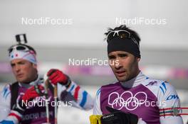 07.02.2014, Sochi, Russia (RUS): Martin Fourcade (FRA) - XXII. Olympic Winter Games Sochi 2014, biathlon, training, Sochi (RUS). www.nordicfocus.com. © NordicFocus. Every downloaded picture is fee-liable.