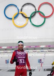 07.02.2014, Sochi, Russia (RUS): Benjamin Weger (SUI) - XXII. Olympic Winter Games Sochi 2014, biathlon, training, Sochi (RUS). www.nordicfocus.com. © NordicFocus. Every downloaded picture is fee-liable.