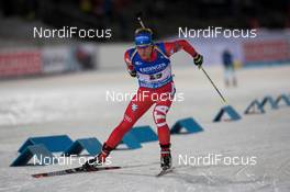 03.12.2014, Oestersund, Sweden (SWE):  Lukas Hofer (ITA) - IBU world cup biathlon, individual men, Oestersund (SWE). www.nordicfocus.com. © Manzoni/NordicFocus. Every downloaded picture is fee-liable.