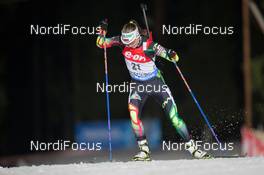 04.12.2014, Oestersund, Sweden (SWE): Darya Domracheva (BLR) - IBU world cup biathlon, individual women, Oestersund (SWE). www.nordicfocus.com. © Manzoni/NordicFocus. Every downloaded picture is fee-liable.