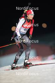 04.12.2014, Oestersund, Sweden (SWE): Zina Kocher (CAN) - IBU world cup biathlon, individual women, Oestersund (SWE). www.nordicfocus.com. © Manzoni/NordicFocus. Every downloaded picture is fee-liable.
