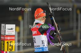 04.12.2014, Oestersund, Sweden (SWE): Mari Laukkanen (FIN) - IBU world cup biathlon, individual women, Oestersund (SWE). www.nordicfocus.com. © Manzoni/NordicFocus. Every downloaded picture is fee-liable.