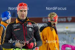30.11.2014, Oestersund, Sweden (SWE):  Arnd Peiffer (GER) - IBU world cup biathlon, relay mixed, Oestersund (SWE). www.nordicfocus.com. © Manzoni/NordicFocus. Every downloaded picture is fee-liable.