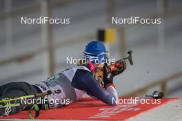 30.11.2014, Oestersund, Sweden (SWE):  Annalies Cook (USA) - IBU world cup biathlon, relay mixed, Oestersund (SWE). www.nordicfocus.com. © Manzoni/NordicFocus. Every downloaded picture is fee-liable.