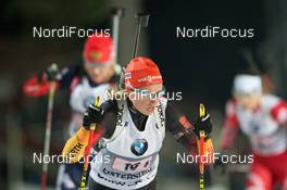 30.11.2014, Oestersund, Sweden (SWE):  Franziska Hildebrand (GER) - IBU world cup biathlon, relay mixed, Oestersund (SWE). www.nordicfocus.com. © Manzoni/NordicFocus. Every downloaded picture is fee-liable.