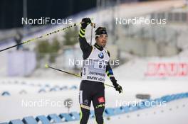 30.11.2014, Oestersund, Sweden (SWE):  Martin Fourcade (FRA) - IBU world cup biathlon, relay mixed, Oestersund (SWE). www.nordicfocus.com. © Manzoni/NordicFocus. Every downloaded picture is fee-liable.