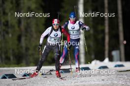 30.11.2014, Oestersund, Sweden (SWE):  Zina Kocher (CAN) - IBU world cup biathlon, relay mixed, Oestersund (SWE). www.nordicfocus.com. © Manzoni/NordicFocus. Every downloaded picture is fee-liable.