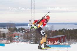 07.12.2014, Oestersund, Sweden (SWE):  Daniel Boehm (GER) - IBU world cup biathlon, pursuit men, Oestersund (SWE). www.nordicfocus.com. © Manzoni/NordicFocus. Every downloaded picture is fee-liable.
