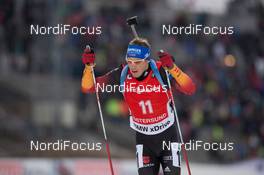 07.12.2014, Oestersund, Sweden (SWE):  Simon Schempp (GER) - IBU world cup biathlon, pursuit men, Oestersund (SWE). www.nordicfocus.com. © Manzoni/NordicFocus. Every downloaded picture is fee-liable.