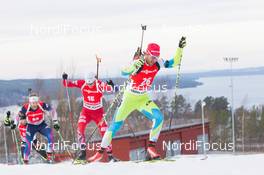07.12.2014, Oestersund, Sweden (SWE):  Klemen Bauer (SLO) - IBU world cup biathlon, pursuit men, Oestersund (SWE). www.nordicfocus.com. © Manzoni/NordicFocus. Every downloaded picture is fee-liable.