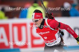 07.12.2014, Oestersund, Sweden (SWE):  Nathan Smith (CAN) - IBU world cup biathlon, pursuit men, Oestersund (SWE). www.nordicfocus.com. © Manzoni/NordicFocus. Every downloaded picture is fee-liable.