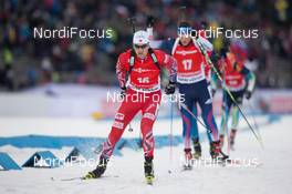 07.12.2014, Oestersund, Sweden (SWE):  Alexander Os (NOR) - IBU world cup biathlon, pursuit men, Oestersund (SWE). www.nordicfocus.com. © Manzoni/NordicFocus. Every downloaded picture is fee-liable.
