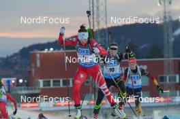 07.12.2014, Oestersund, Sweden (SWE): Karin Oberhofer (ITA) - IBU world cup biathlon, pursuit women, Oestersund (SWE). www.nordicfocus.com. © Manzoni/NordicFocus. Every downloaded picture is fee-liable.