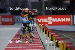 07.12.2014, Oestersund, Sweden (SWE): Franziska Hildebrand (GER) - IBU world cup biathlon, pursuit women, Oestersund (SWE). www.nordicfocus.com. © Manzoni/NordicFocus. Every downloaded picture is fee-liable.